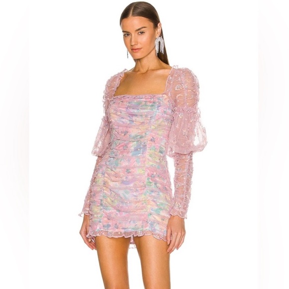 For Love & Lemons Imani Mini Dress - Picture 3 of 7